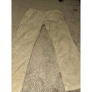 Eddie Bauer Corduroy Pants Womens 16 Tan Curvy Fit Boot Cut Stretch Cotton Blend